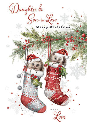 Noel Tatt Daughter & Son in Law Christmas Card**