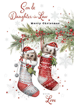 Noel Tatt Son & Daughter in Law Christmas Card**