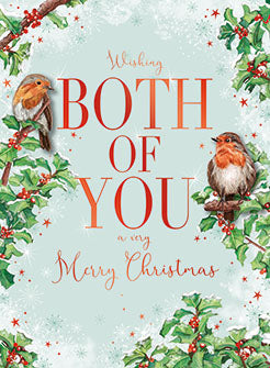 Noel Tatt Both of You Christmas Card**