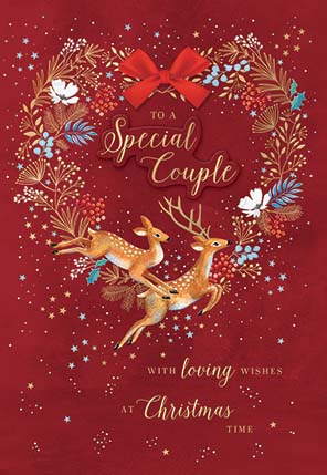 Noel Tatt Special Couple Christmas Card**