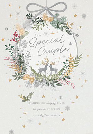 Noel Tatt Special Couple Christmas Card**