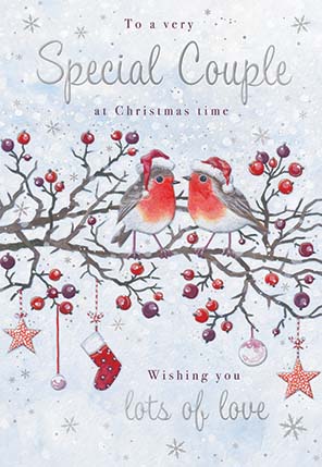 Noel Tatt Special Couple Christmas Card**
