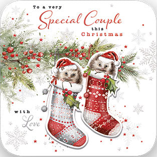 Noel Tatt Special Couple Christmas Card**