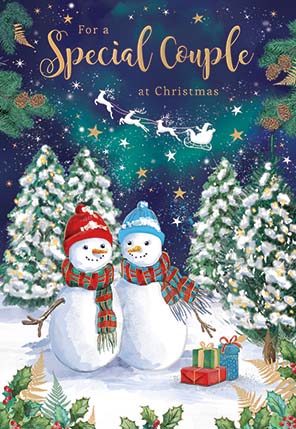 Noel Tatt Special Couple Christmas Card**