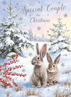 Noel Tatt Special Couple Christmas Card**
