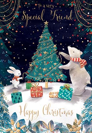 Noel Tatt Friend Christmas Card**