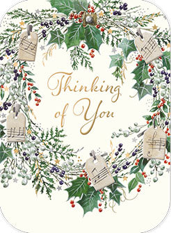 Noel Tatt Thinking of You Christmas Card**