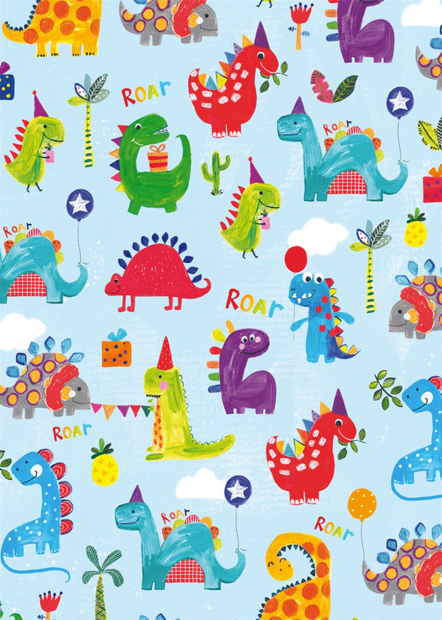 Glick Dinosaurs Flat Wrap