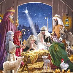 Noel Tatt Box of 12 Christmas Card**