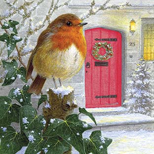 Noel Tatt Pack of 8 Charity Christmas Card**