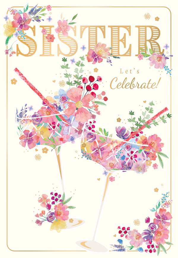 Noel Tatt Sister Birthday Card*