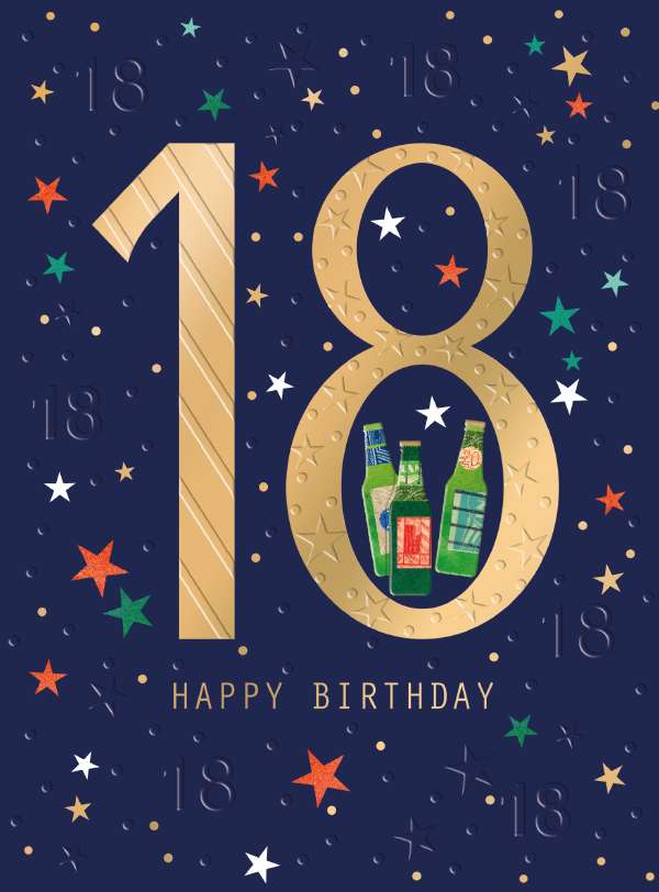 Noel Tatt 18th Birthday Card