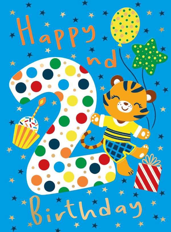 Noel Tatt 2nd Birthday Card*