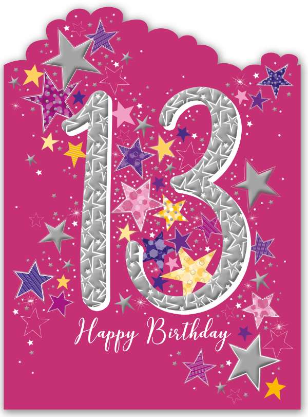 Noel Tatt 13th Birthday Card*
