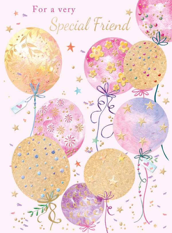 Noel Tatt Special Friend Birthday Card**