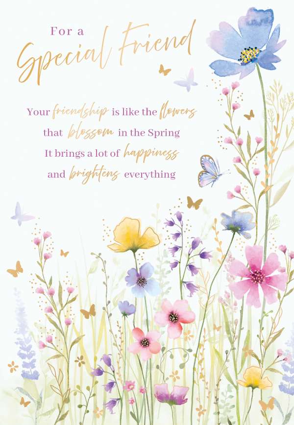 Noel Tatt Friend Birthday Card