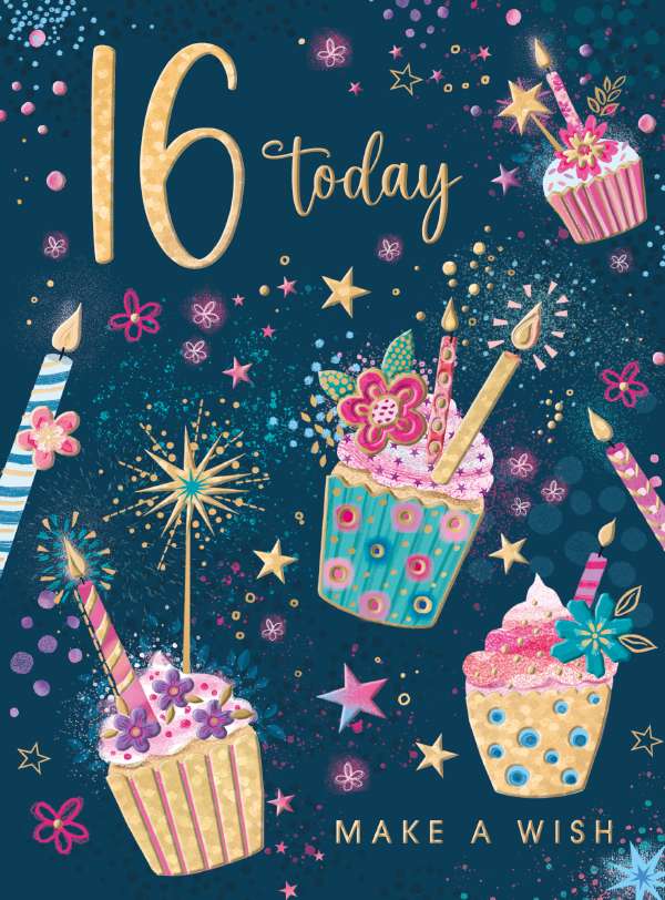 Noel Tatt 16th Birthday Card**