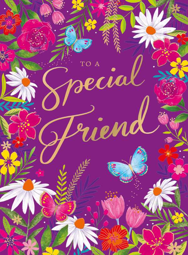 Noel Tatt Friend Birthday Card*