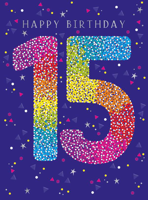 Noel Tatt 15th Birthday Card*