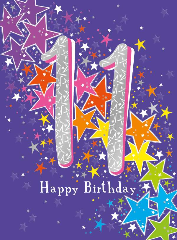 Noel Tatt 11th Birthday Card*