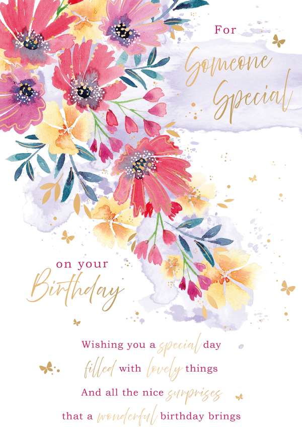 Noel Tatt Someone Special Birthday Card