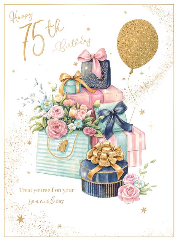 Noel Tatt 75th Birthday Card*