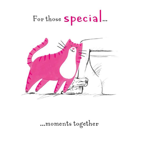 Noel Tatt Cat 'Special Moments' Blank Card