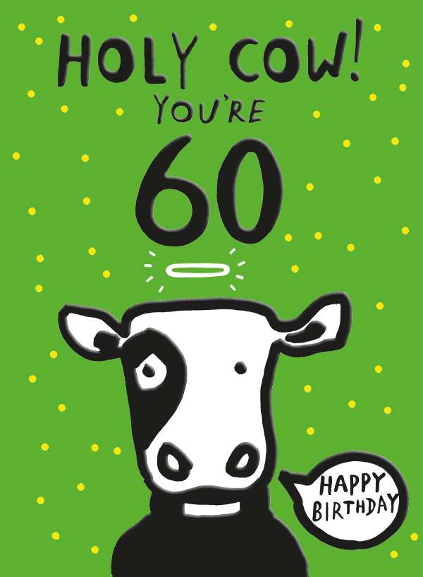 Noel Tatt 60th Birthday Card*