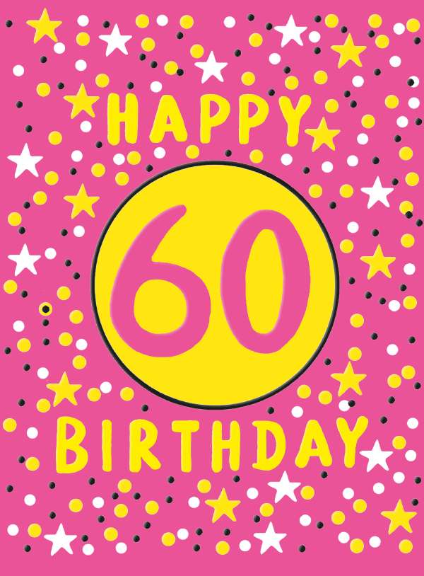 Noel Tatt 60th Birthday Card*