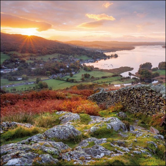 Woodmansterne National Trust, Ambleside, Lake District, Cumbria, Blank Card*