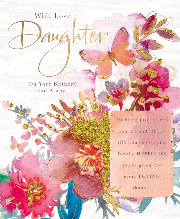 Words N Wishes Daughter Birthday Card*