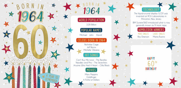 ICG 60th Birthday in 2024 Card