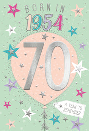 ICG 70th Birthday in 2024 Card