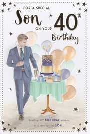 ICG Son 40th Birthday Card