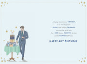 ICG Son 40th Birthday Card