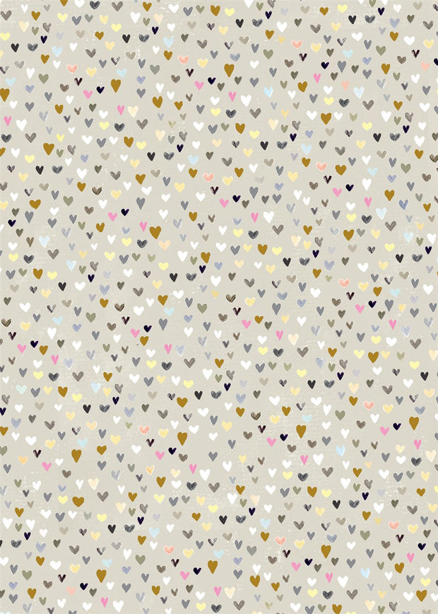 Glick Paper Salad Ditzy Hearts Flat Wrap