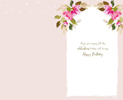 ICG Floral Birthday Card