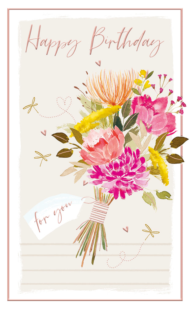 ICG Floral Bouquet Birthday Card*