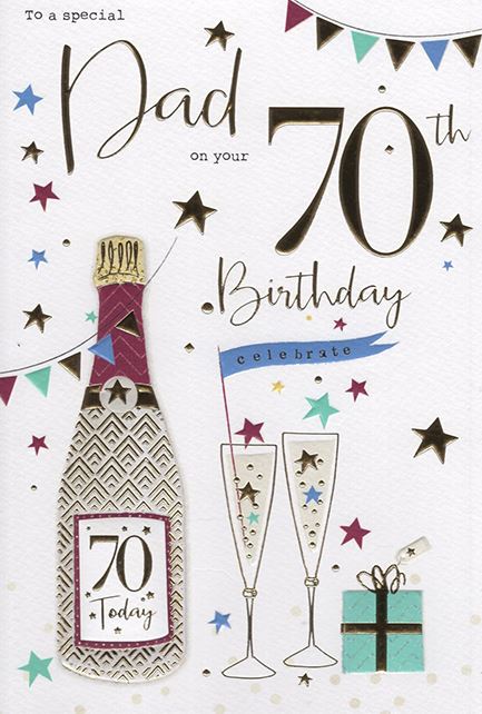 ICG Dad 70th Birthday Card*