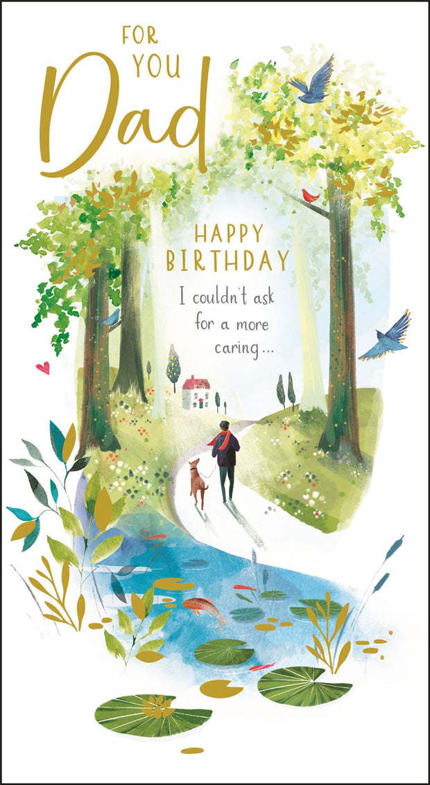 Jonny Javelin Dad Country Walk Birthday Card*