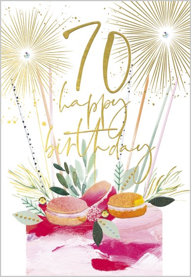 Abacus 70th Birthday Card*