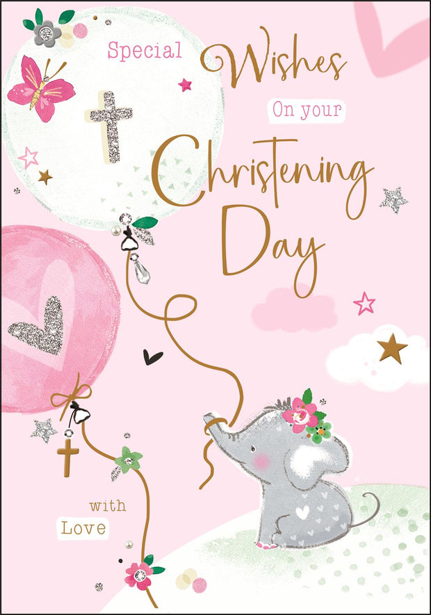 Jonny Javelin Christening Day Card