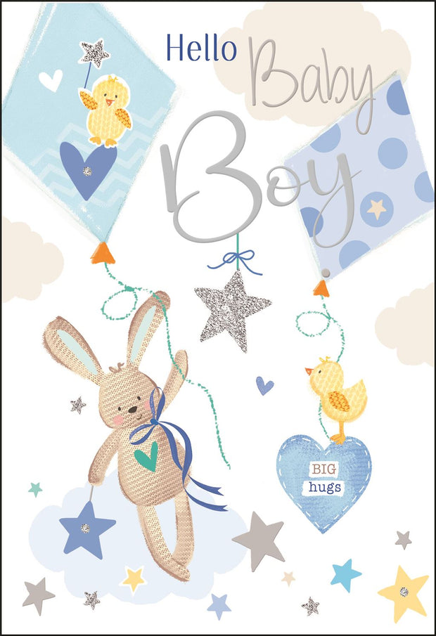 Jonny Javelin Baby Boy Card *