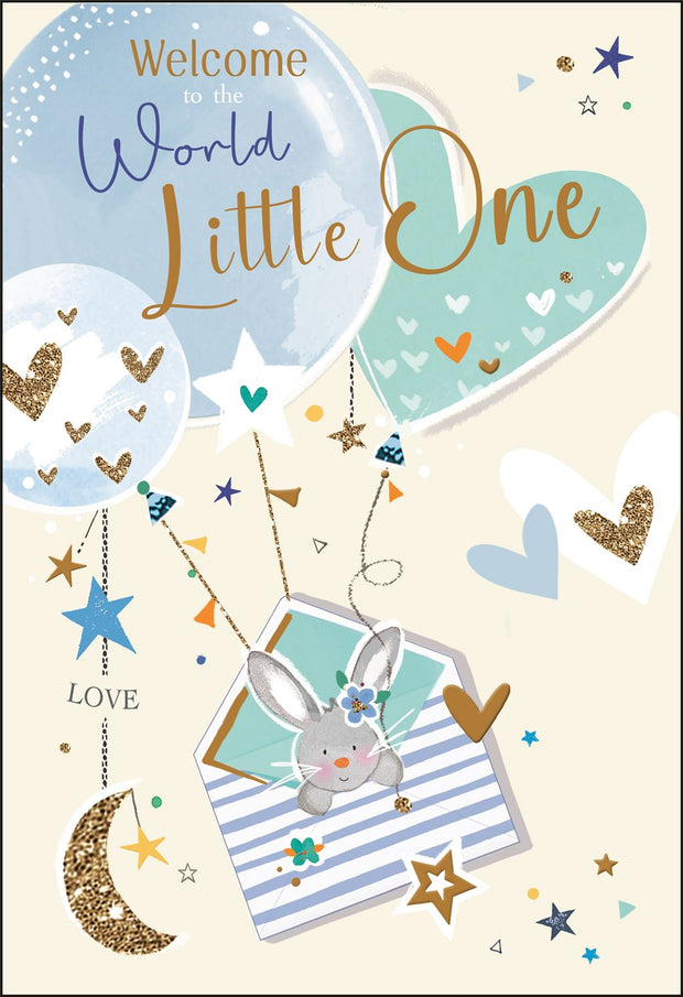 Jonny Javelin Baby Boy Card *