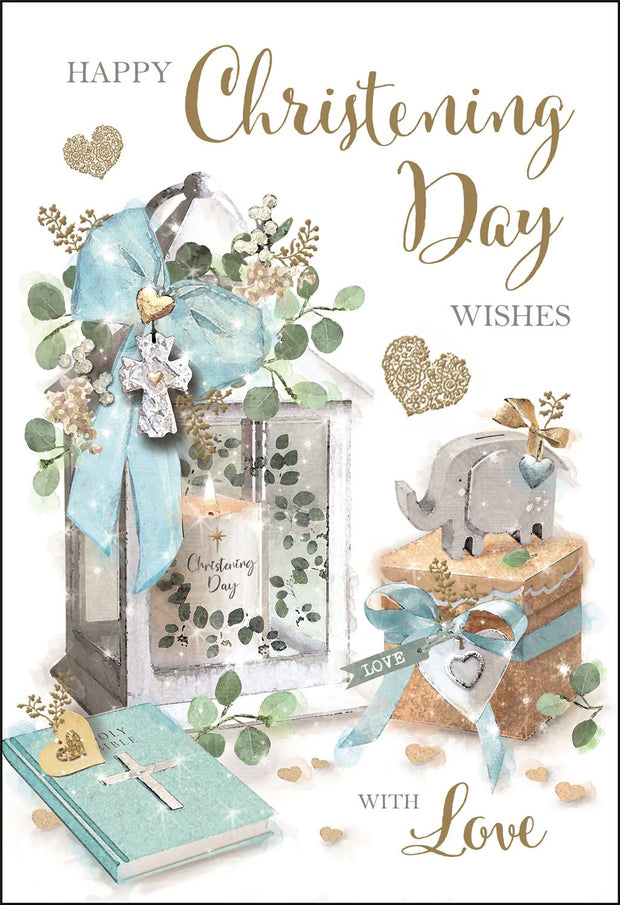 Jonny Javelin Christening Day Card