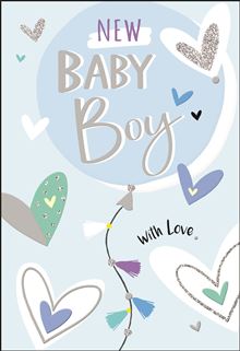 Jonny Javelin Baby Boy Card *