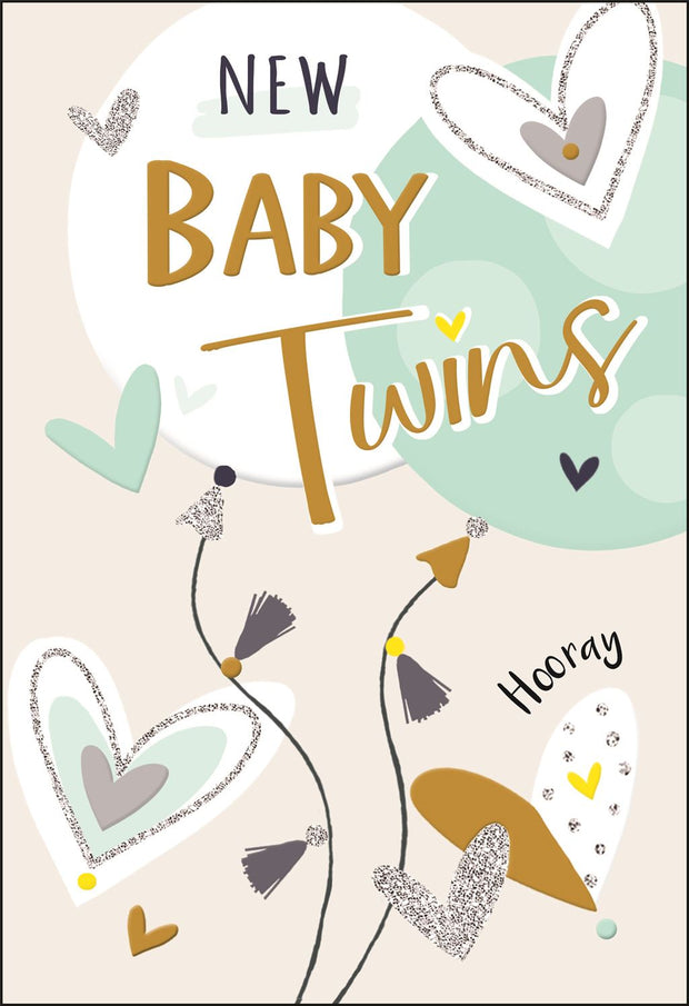 Jonny Javelin Birth of Twins Card