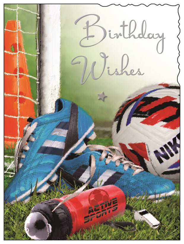 Jonny Javelin Football Birthday Card*