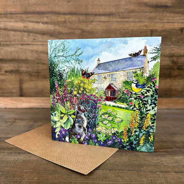 Alex Clark Summer Cottage Blank Card*