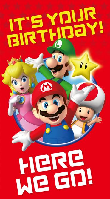Danilo Super Mario Brothers Birthday Card*